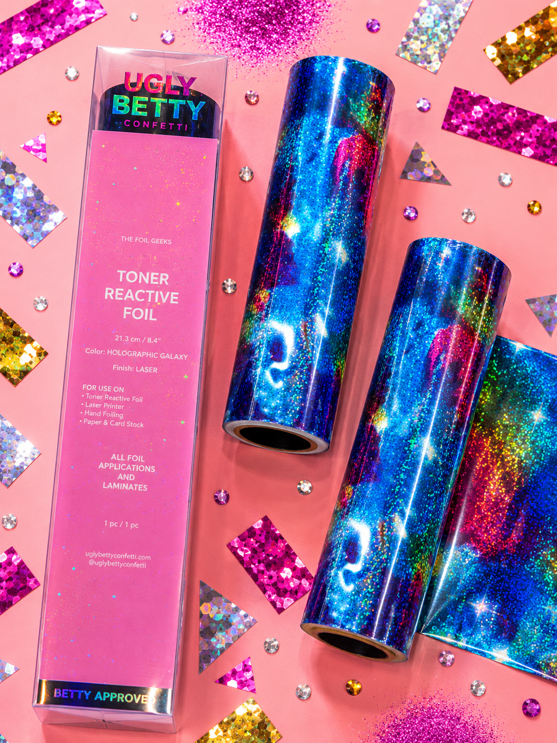 Milky Way · Night Sky Blue Toner Reactive Foil | Ugly Betty Confetti