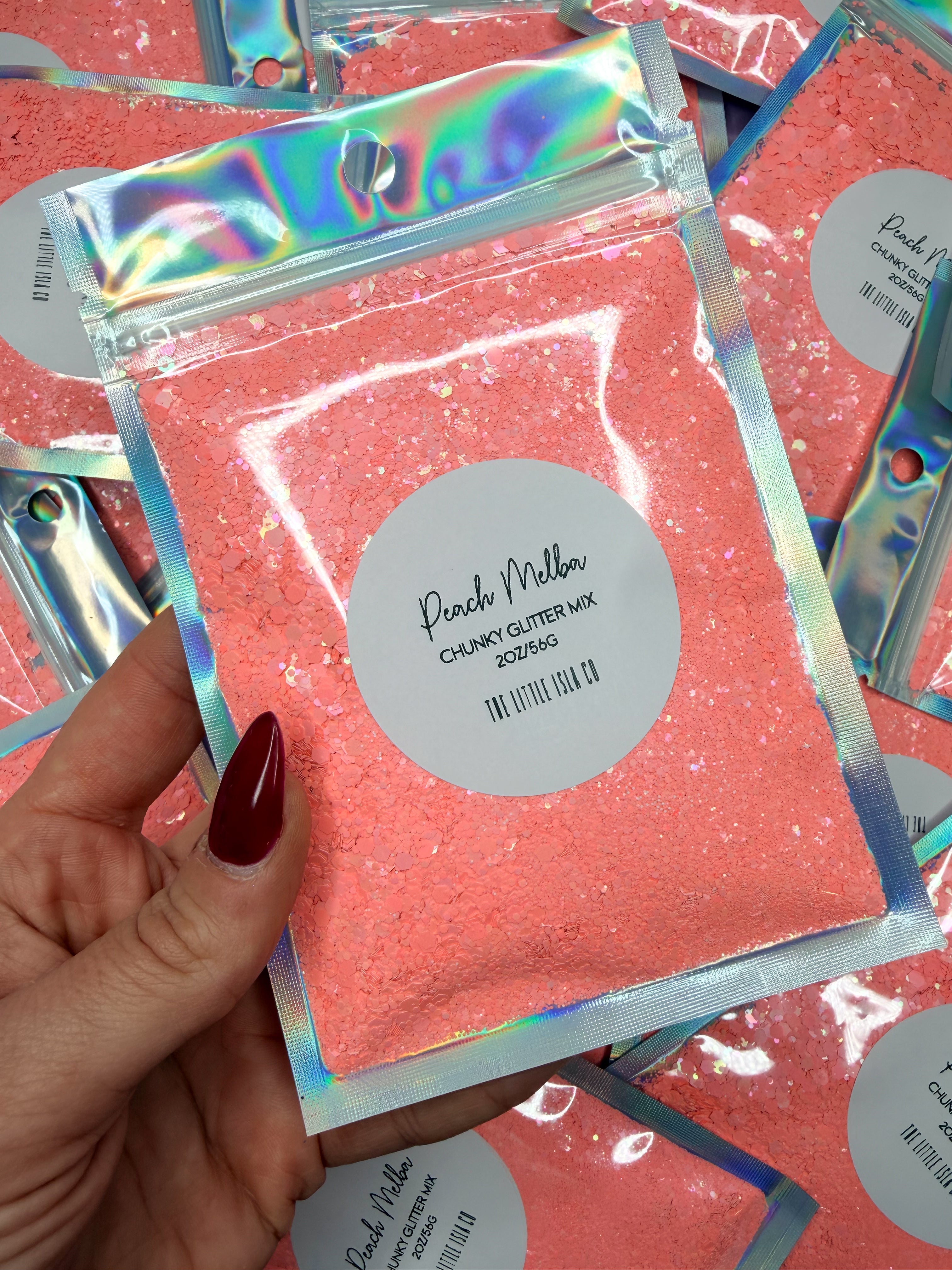 Soft Pastels Series Chunky Glitter Bundle - 6x 2oz/56g Packs