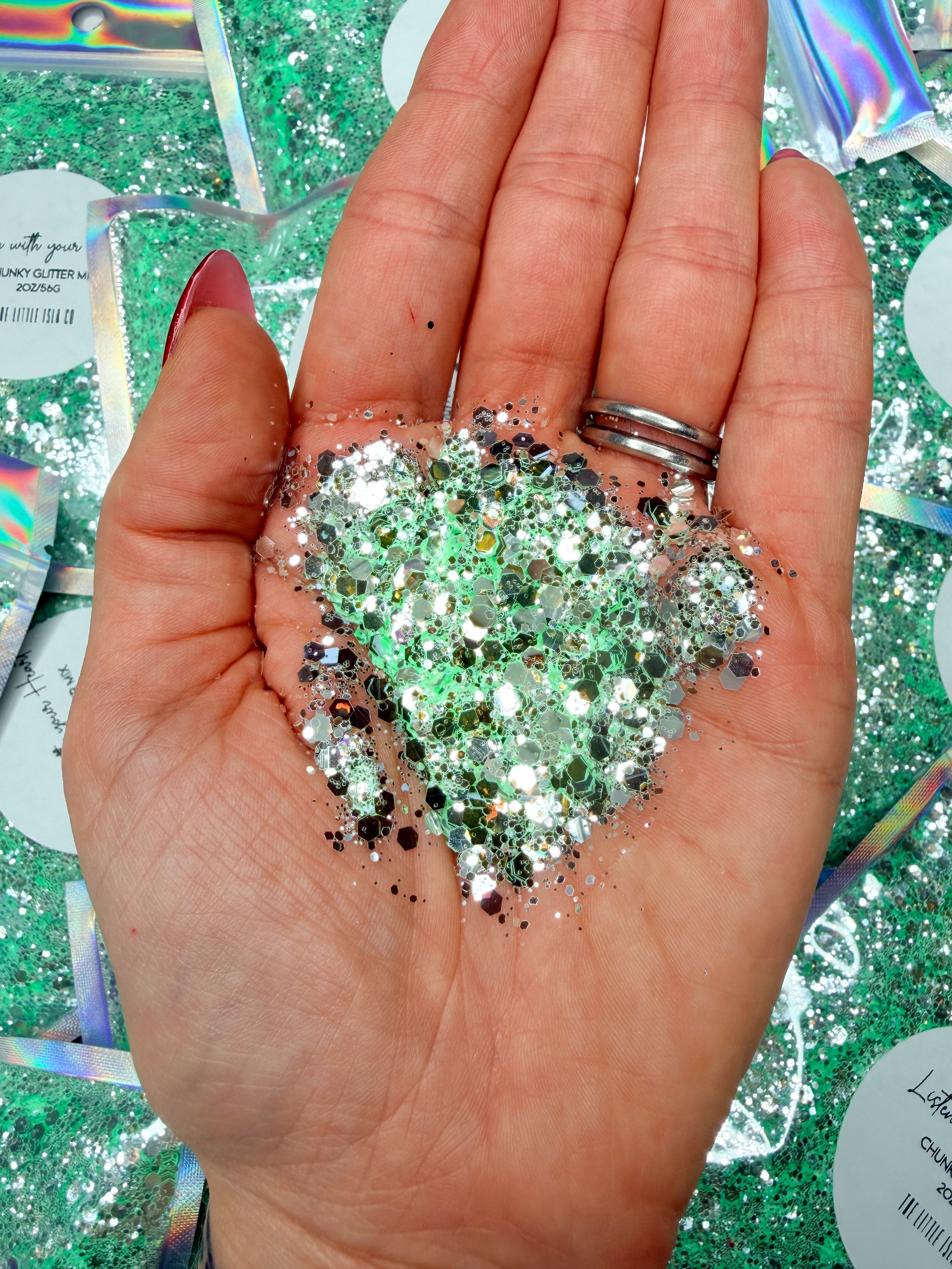 Listen With Your Heart - Chunky Glitter Mix - 2oz/56g Pack