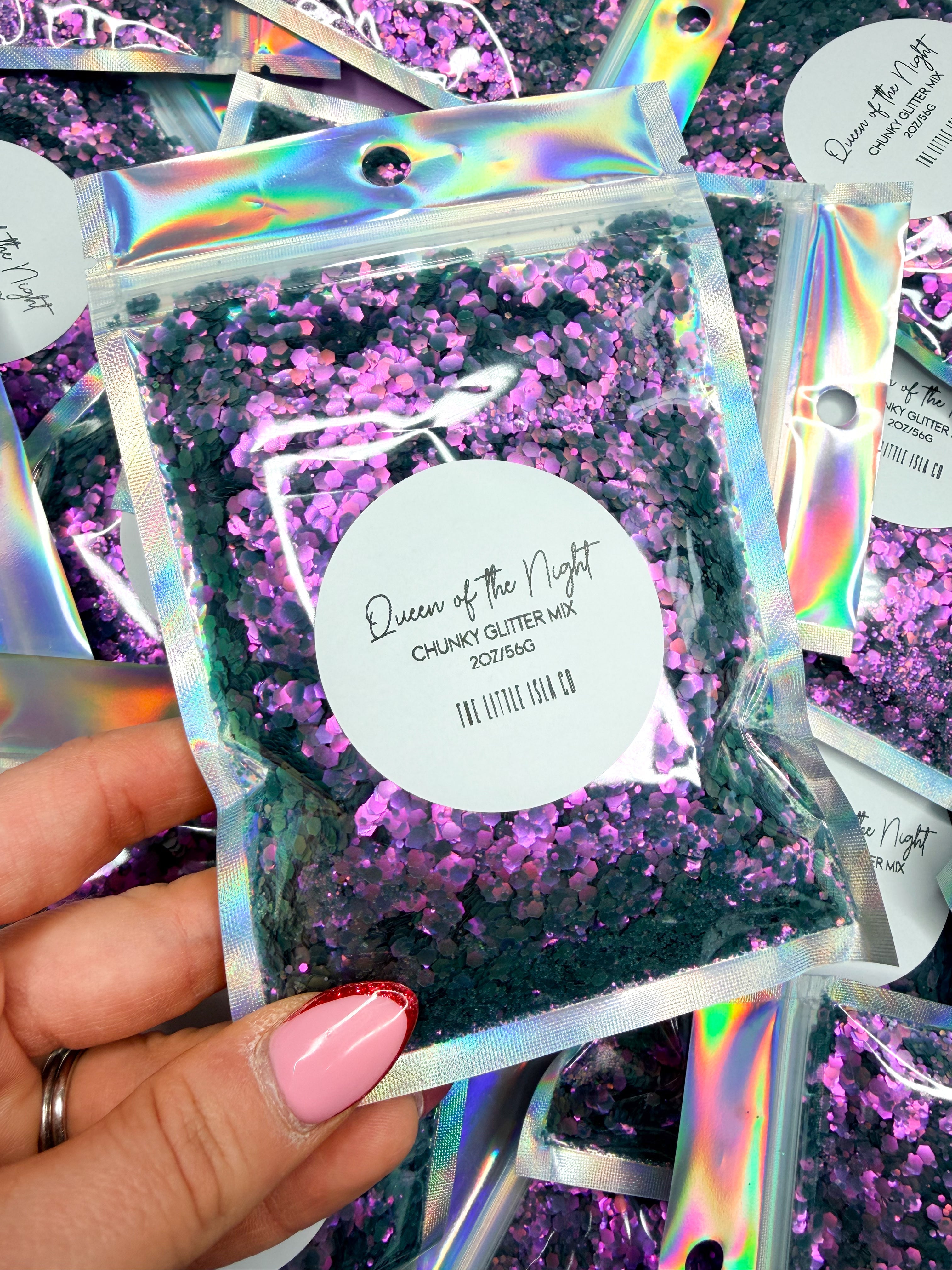Whimsical Rainbow Chunky Glitter Bundle - 9x 2oz/56g Packs