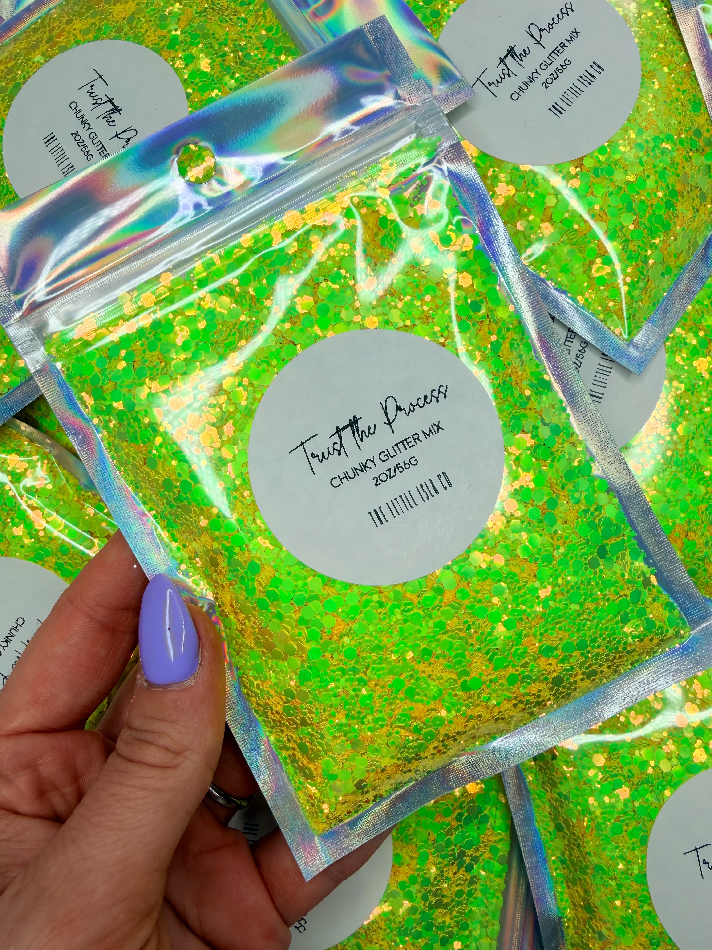 Trust the Process - Chunky Glitter Mix - 2oz/56g Pack