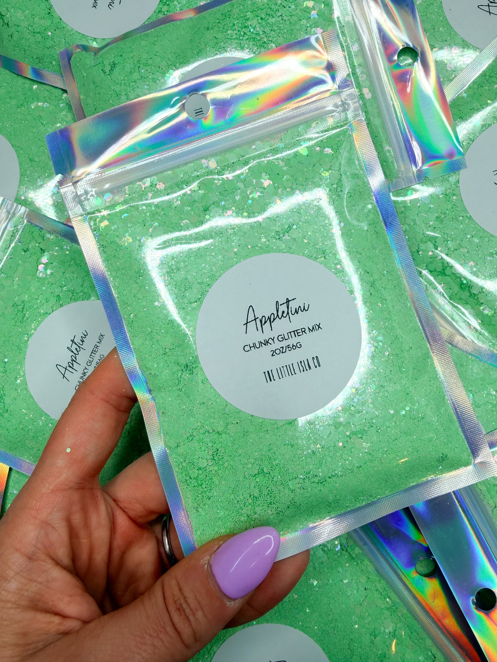 Soft Pastels Series Chunky Glitter Bundle - 6x 2oz/56g Packs