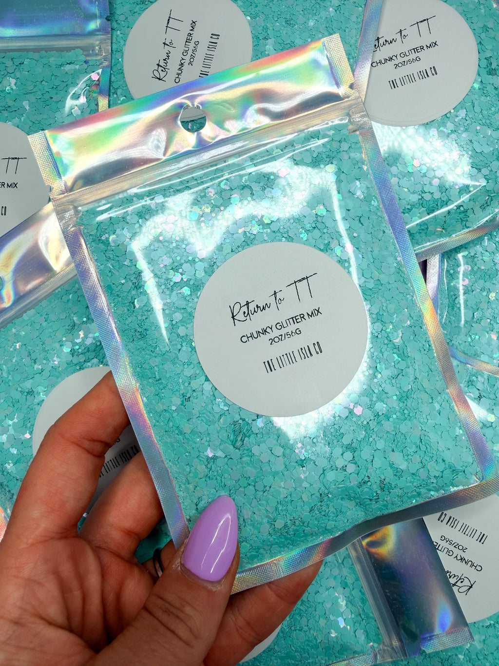 Soft Pastels Series Chunky Glitter Bundle - 6x 2oz/56g Packs