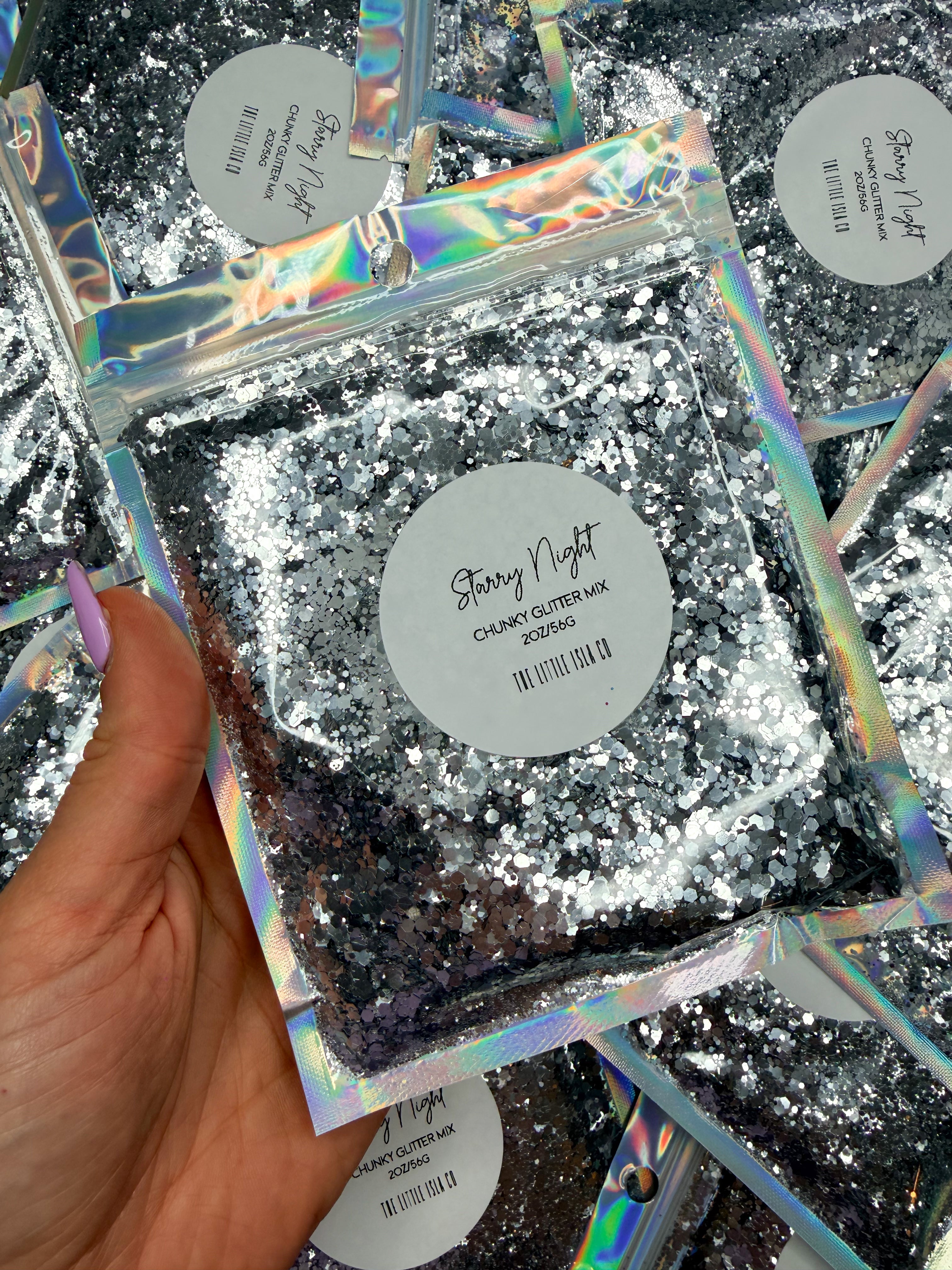 Starry Night - Chunky Glitter Mix - 2oz/56g Pack