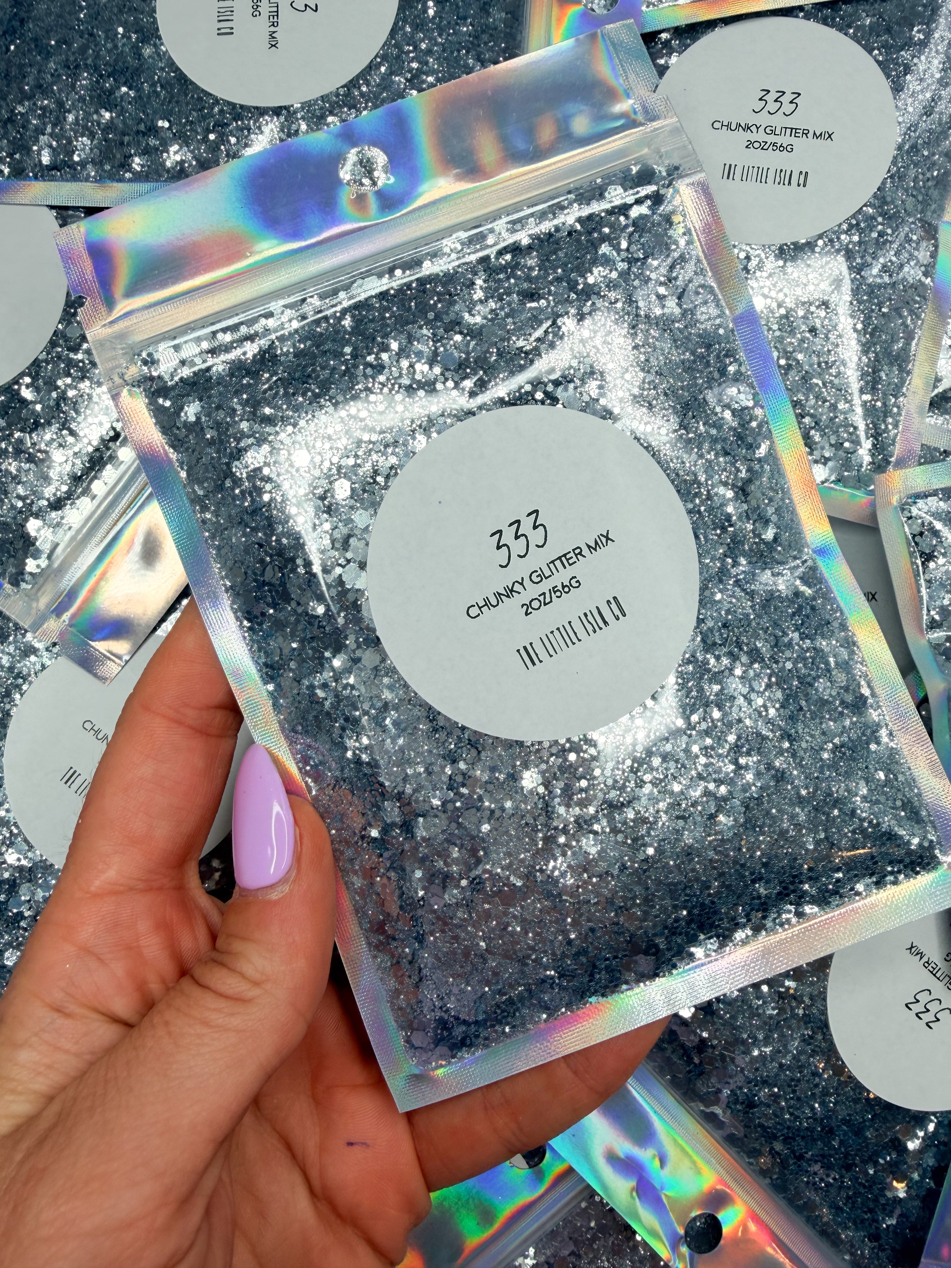 333 - Chunky Glitter Mix - 2oz/56g Pack