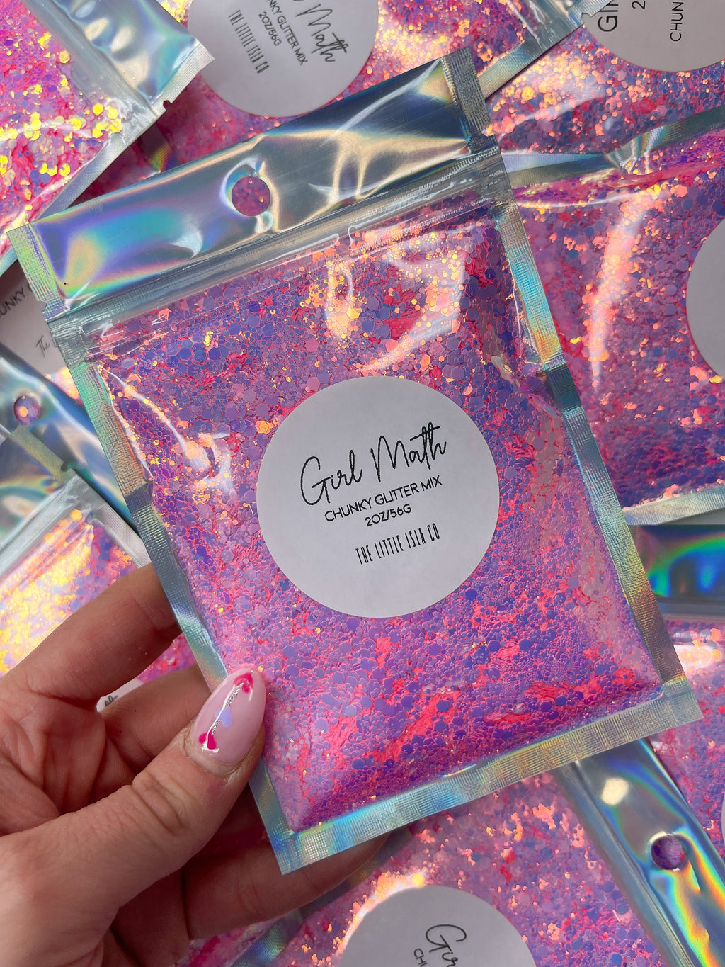 Girl Math - Chunky Glitter Mix - 2oz/56g Pack