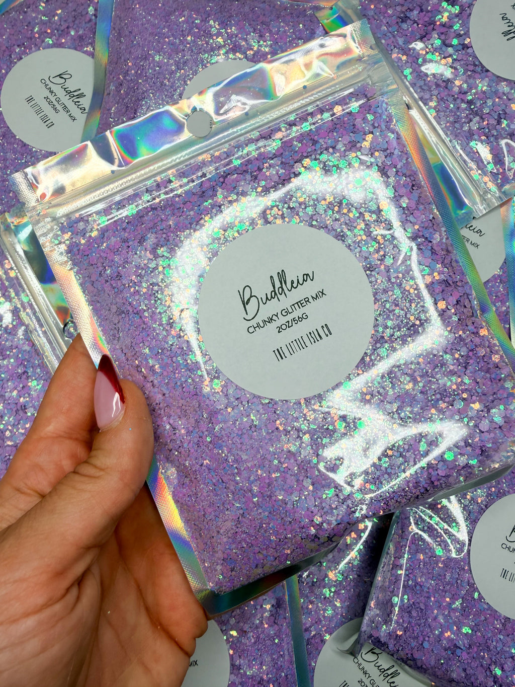 Pearlescent Rainbow Chunky Glitter Bundle - 7x 2oz/56g Packs