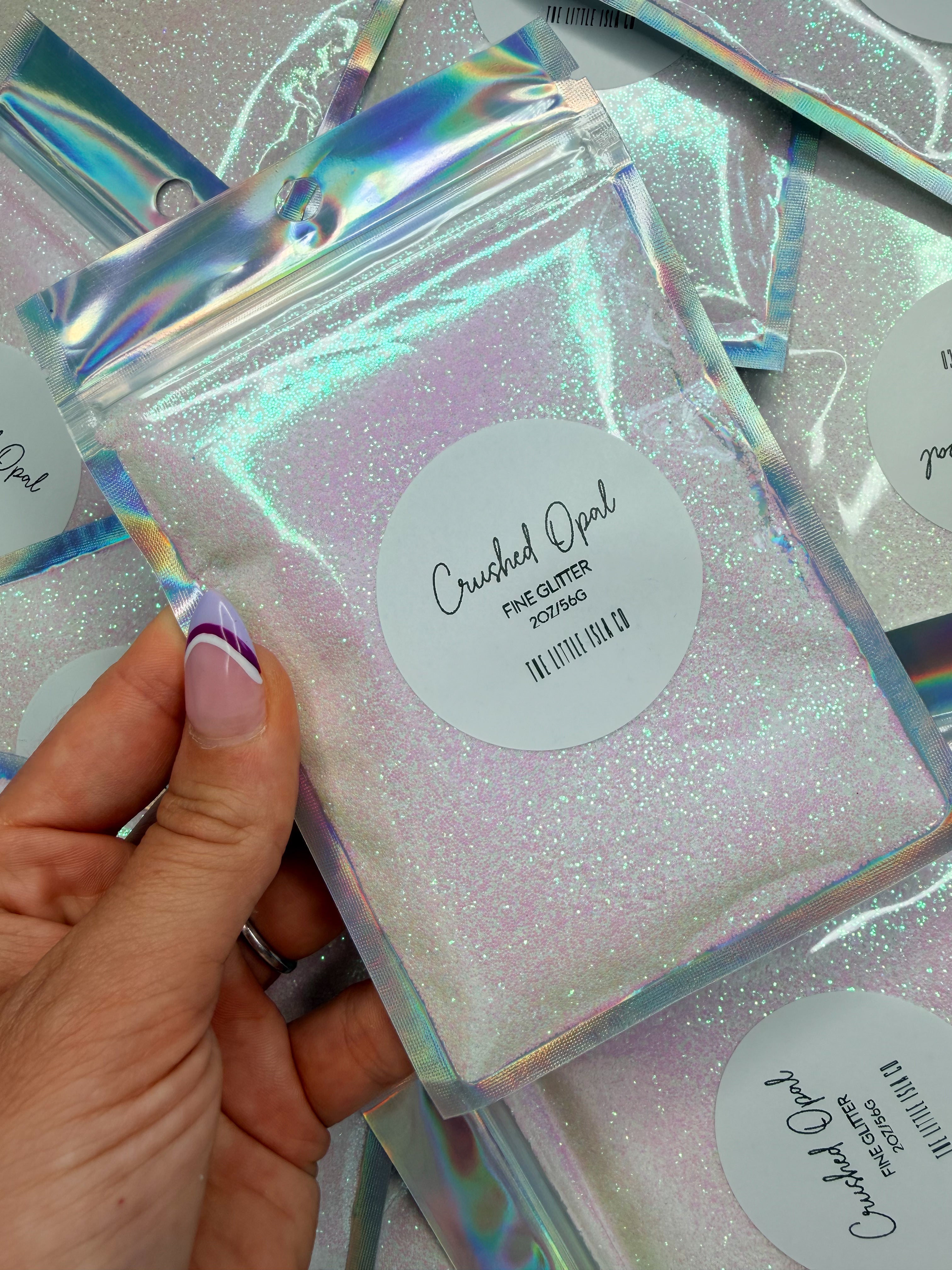 Crushed Opal - Fine Glitter - 2oz/56g Pack