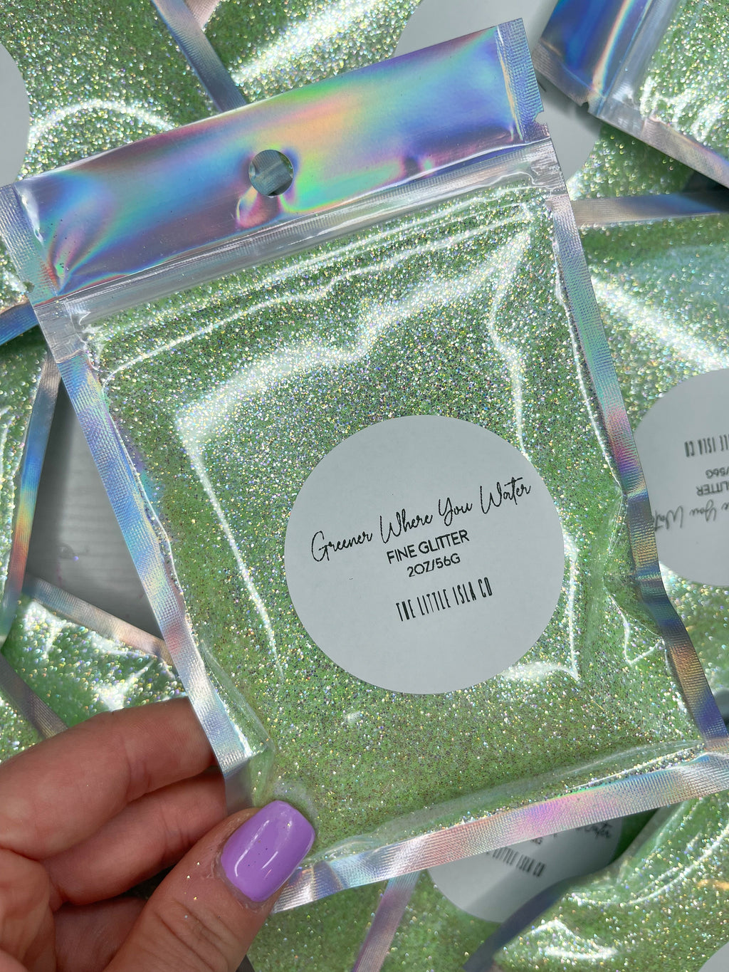 Pastel Rainbow Fine Glitter Bundle - 8x 2oz/56g Packs