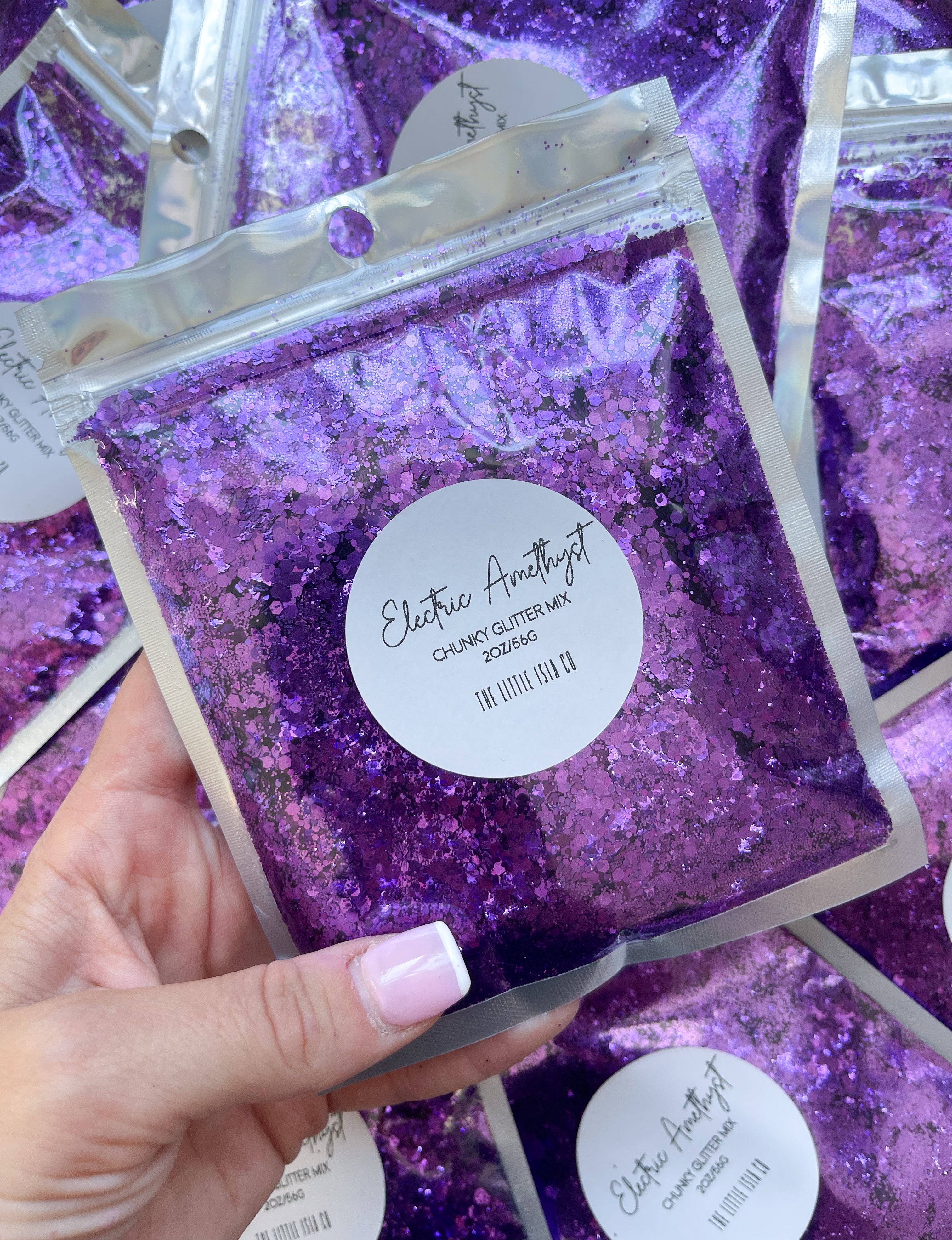 Electric Amethyst - Chunky Glitter Mix - 2oz/56g