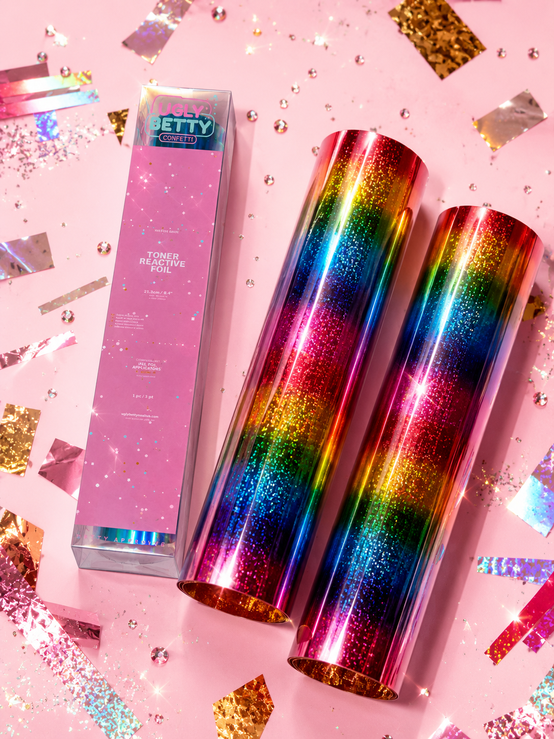 Disco ball toner foils by ugly Betty confetti 