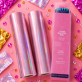 Glitter bomb pink holo toner foils 